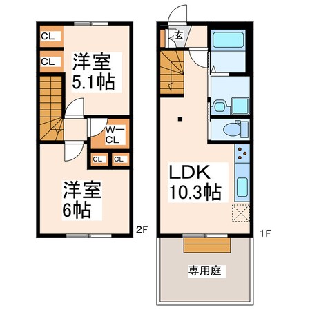 ルー・クロの物件間取画像